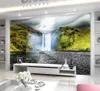 Custom Photo 3d Wallpaper великолепный водопад красивые и красивые декорации европейские и американские современные обои