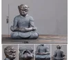 Zen Incense Burner Sun Wukong telefonhållare Boutique Monkey King Tea Pet Qi Tian Da Sheng Creative Pottery Home Decor New286s