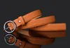 Barnflickor Casual Belts 2019 Nya Solid Färger PU Läderbyxor Bälte Metall Nål Spänne Barn All-Match Waist Strap Waistband Y2671