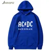 Lead Ac DC Hoodie Men Hip Hop Rock Band Acdc Sweatshirt Man Casual Streetwear Jacka Hoody Sweatshirts Män Kvinnor Varumärke Kläder