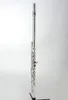 Margewate MGT-240S C Tune Flöjt Högkvalitativ Cupronickel Silver Plated 16 Key Hole Closed Flute Musical Instrument Gratis frakt