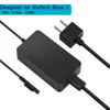 Freeshipping 15 V 6.33A 102 W Anahtarı Güç Kaynağı Adaptörü Microsoft Yüzey Kitabı Için 2 Laptop 110 V 220 V AC Şarj Ile DC 5 V 1A USB Şarj