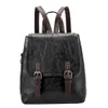 Дизайнер-Сплошной рюкзак Большой размер рюкзак Качество ПУ кожаные сумки на плечо дамы путешествия knaxack школьные девочки опрятный стиль сумки