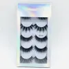 3D Mink Eyelashes Natural False Eyelashes Long Eyelash Extension Faux Fake Eye Lashes Makeup Tool 5Pairs/set RRA1743