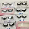 6d mink ögonfransar Naturlig lash längd 18-23 mm 100% handgjorda ögonfransar med gratis marmorlåda Fdshine