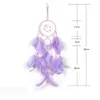 Handmade LED Light Dream Catcher Feathers Home Decoration Wall Hanging Ornament Gift Wind Chime Free Shipping