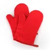 Silicone Oven Mitten Heat Resistant Anti Slip Baking Glove Kitchen Bakeware Tools Plaid Pure Color 1 PCS 1221527