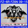 Kropp för Yamaha FZ6N FZ-6R 2009 2010 2011 2012 2013 2014 2015 239HM.26 FZ 6R FZ6 R FZ 6N FZ6R 09 10 11 12 13 14 15 Fairings Mörkröd till salu