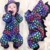 Baby boys romper kläder tecknad dinosaur långärmad toddler rompers ins höst mode söt spädbarn jumpsuit falla bodysuit