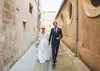Pure White Aline V-neck Wedding Dress with Half Sleeves Bridal Wedding Dresses Cusstom Made Hot Sales