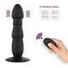 Realistische Dildo Vibrator Anal Plug Prostate Massager Zuigbeker Masturbator voor man Remote Butt Plug Anal Vibrator Sex Products Y4971107