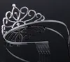 Girls Crowns With Rhinestones Wedding Jewelry Bridal Headpieces Birthday Party Performance Pageant Crystal Tiaras Wedding Accessor4568086