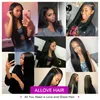 Allove Brazilian Hair Body Deep Peruvian Water Wave 3pcs with Lace Frontal Closure Wet and Wavy Loose Curly Human Hair Bundles with Closure