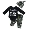 Newborn Baby Boys Clothing Christmas Toddler RomperPantsHat 3PCS set Outfit Infant Boutique Casual Kids Costume Children Pajamas4208875