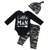 Nouveau-né bébé garçons vêtements noël enfant en bas âge barboteuse pantalon chapeau 3 pièces ensemble tenue infantile Boutique décontracté enfants Costume enfants pyjamas5997320