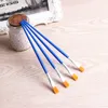 Paint Brushes Set 50 Pcs Kids Nylon Flat Hair Small Oil Watercolor Artist Painting Kits Bulk for Children