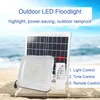 Cool White IP66 impermeável ao ar livre levou luzes de inundação alumínio fundido Solar Lights Lâmpadas Projector para Quintal gramado