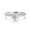 Avec certificat luxe 6mm 1 carat Sona diamant bague de mariage 18K or anneaux pour femmes bijoux fins cadeau