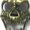 Skeleton Horror Masker Halloween Skull Maskerade Maskers Volwassen Volledige Gezichtsmasker Retro Plastic Skull Masker Halloween Prop Feestartikelen DBC VT0581