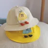15459 Nya Baby Cartoon Kepsar Kids Bucket Hat Boys Flickor Sunhat Barn Sun Hat Caps