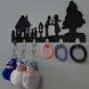 Hooks & Rails Durable Acrylic House Lover Kitchen Bathroom Wall Hanger Organizer1
