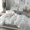 Svartvit rutig sängkläder 2018 den nya 3st/set täcken täckning set kudde säng barn/vuxen sängkläder sängkläder #/j