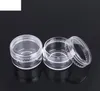 2g 3g 5g Contenitore cosmetico in plastica vuoto Vaso per crema in plastica trasparente Vaso per campioni di trucco Bottiglia per imballaggio cosmetico SN4556