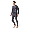 Rash Guard Full Body Cover Dunne Wetsuit Lycra UV-bescherming Lange mouwen Sport Dive Skin Suit Twee Stuk Perfect om te zwemmen