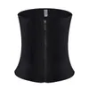 Fashion-Hot sale Rubber Latex Waist Trainer Corset and Bustiers Underbust Waist Cincher Zipper and Hooks Sheath Shapewear Clip Cincher