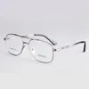 Wholesale-designer retro gouden bril frames heren bril frames voor heren optische frame recept eyewear bril retro