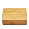 Buona scatola contenitore in silicone colorato Kit di stoccaggio in bambù Vasetti Vassoio per smerigliatrice per scatola di rotolamento per strumento per pipa per erbe in polvere per pillole DHL
