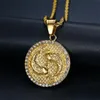 Pendant Necklaces Scorpio 12 Constellations Necklace Birthday Gifts Gold Color Stainless Steel Amulet Zodiac Sign Jewelry Drop6651282