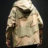 2020 neue männer Casual Camouflage Hoodie Jacke Männer Herbst langarm Druck Kleidung Mit Kapuze Windjacke Mantel Männlichen Hip Hop outwear