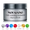 Mofajang Hair Wax Coloring 120g hair styling Mofajang Pomade Strong style restoring Pomade wax big skeleton slicked 8 colors Hair Cream