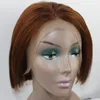 Ombre Bob humano peruca Humano Lace cabelo Frente Perucas Virgin brasileiro do cabelo humano Cores Diferentes 8-12 polegadas