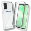 TPU+Acrylic Frame Bumper Transparent Clear Case Cases for Samsung Galaxy S20 Ultra FE 5G S10 Plus S10e A51 A71 Shockproof Back Hard Cover