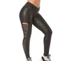 Adibao Kobiet Dzianiny Bawełniane Spodnie Zum Fitness Ubrania Cargo Spodnie Legging Capri Spodnie P820