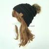 Zimowe czapki narciarskie z pończochą z etykietą Woman Toboggan Cap 8 Colour