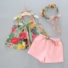 Tvådelt babykläder Girl039s Outfits Children Passar barn Summer Boutique Clothes4521472