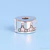 New arrival Crown Clips Charm Set Original Box for Pandora 925 Sterling Silver DIY Bracelet CZ Diamond Charms Jewelry accessories