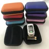 Colorful Finger Oximeter Hard EV Portable Case Protecive Zipper Pouch Travel Bag Carry Box for Fingertip Pulse Oximeter Earphone Cable Plug
