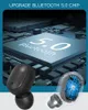 Mini tws h6 auricolare bluetooth wireless con display di potenza a led auricolari pk a6s e6s auricolari