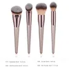 Damenmode Pinsel Holz Foundation Kosmetik Augenbrauen Lidschatten Pinsel Make-up Pinsel Set 4 Stück/9 Stück/10 Stück Set J1547