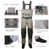 Men's Fishing Waders Hunting Chest Wader outdoor Breathable Clothing Wading Pants Waterproof Clothes overalls stocking foot