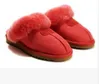 Hete hoogwaardige WGG -warme katoenen slippers mannen en dames slippers dameslaarzen sneeuwlaarzen ontwerper indoor katoenen slippers