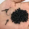 120ピース鯉釣りフックストッパーゴムシャンクビーズアクセサリーホルダーリグストップホックビーズ鯉釣りターミナルタックル