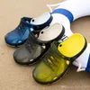 Sandali firmati della migliore qualità Pantofole estive spogliate Infradito da uomo Scarpe estive in gomma da spiaggia Sandali piatti maschili Nero Blu Verde militare