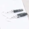 10 Paires 20-40mm Taille Aléatoire Irrégulière Naturelle Brute Kyanite Cristal Pierre Dangle Boucles D'oreilles Fabriquée À La Main Rugueuse Guérison Gemstone Boucles D'oreilles Pour Femmes