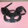 souris chat tête de cochon masque pu visage chat femmes Réglable En Cuir Clouté Chat Masque Custumes Accessoires pour la Fête en vente pvd masque facial