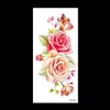 Временная наклейка татуировки Beautiful Color Peony Roses Fox Face Flamingo Decal Тату